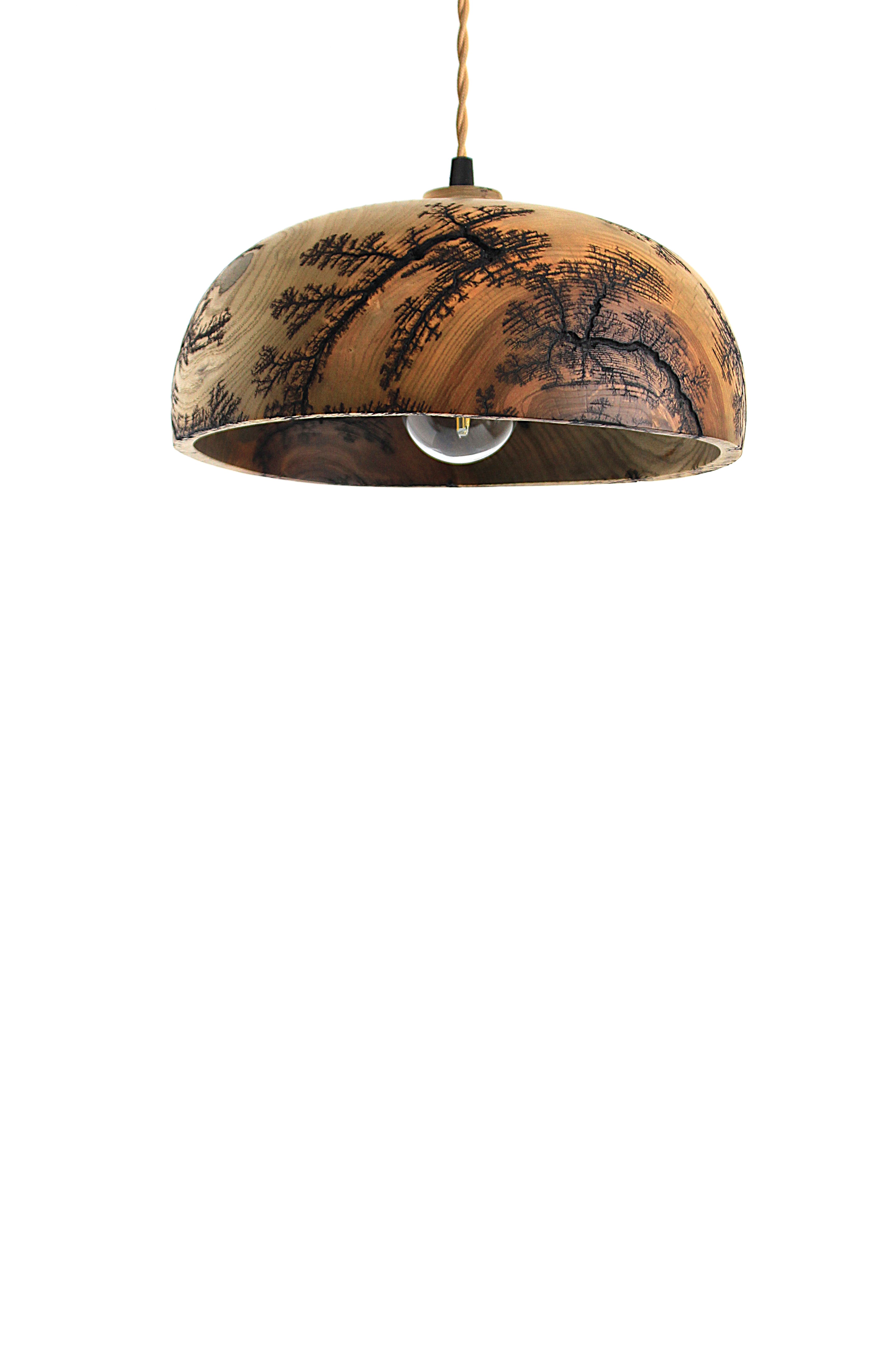 Підвісна люстра з ясена