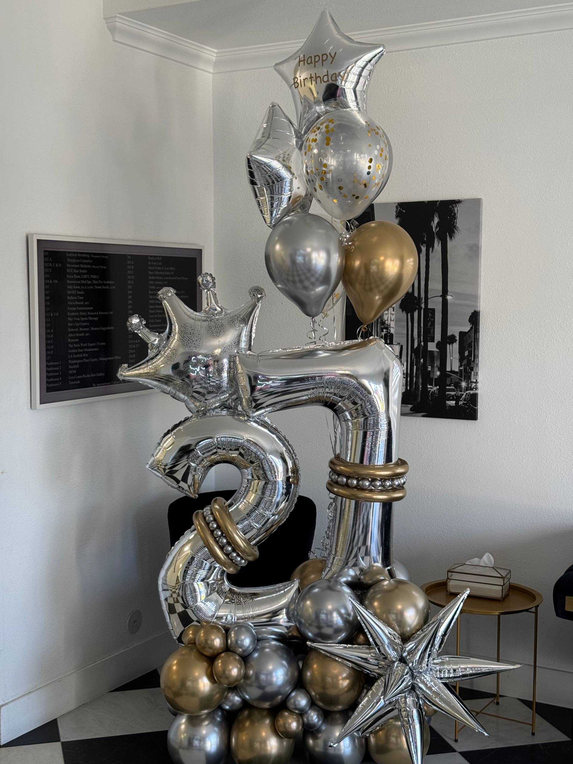 Royal Birthday Number Arrangement