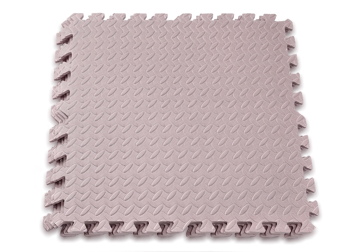 Татамі мат EasyFit SwallowTail 4 шт (60х60х1 см) пазл хвіст ластівки бежевий