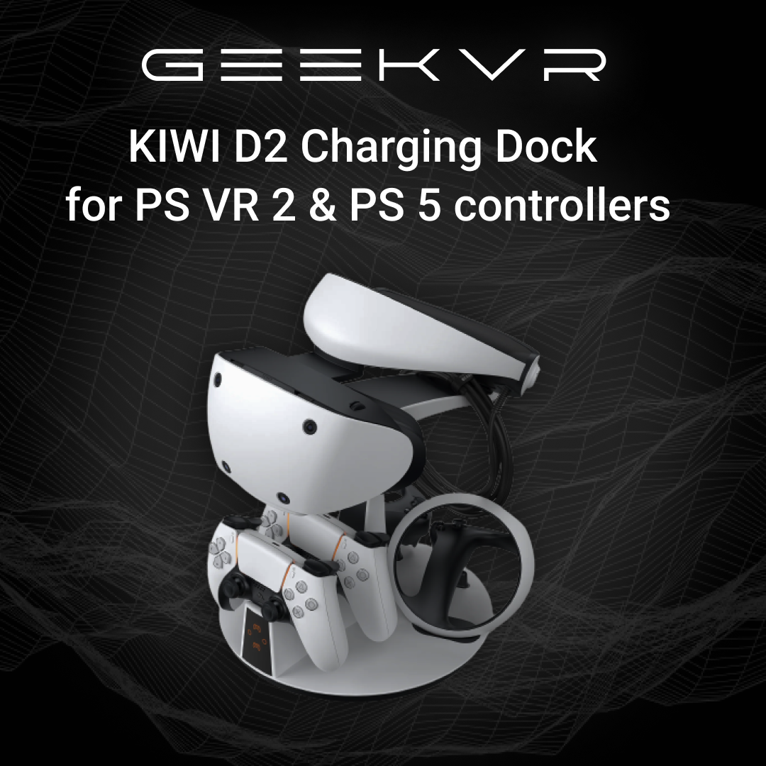 Зарядна Станція KIWI Design D2 Charging Dock for PSVR 2 & PS5 Controller