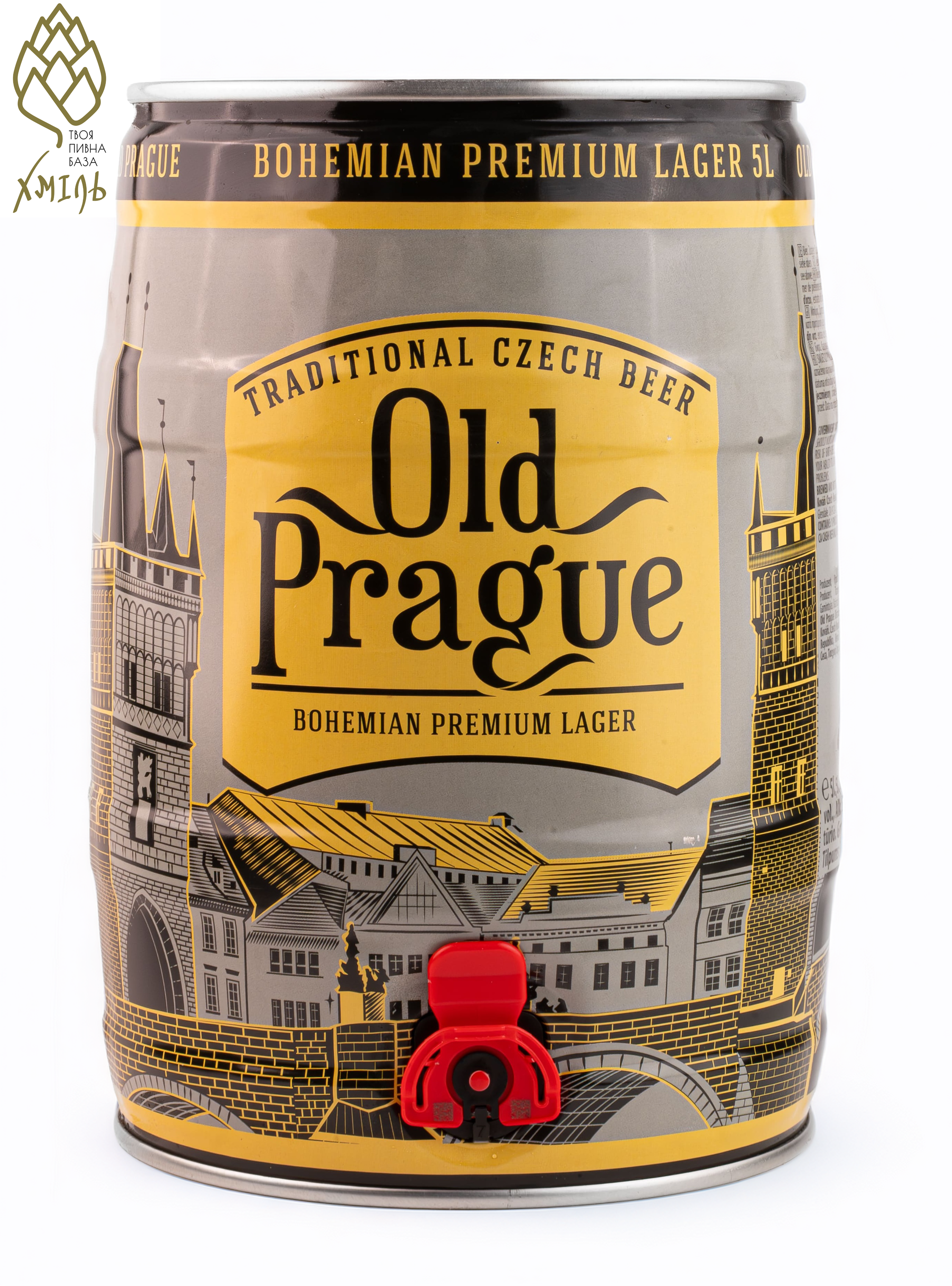 Пиво OLD Prague Bohemian Premium 5л