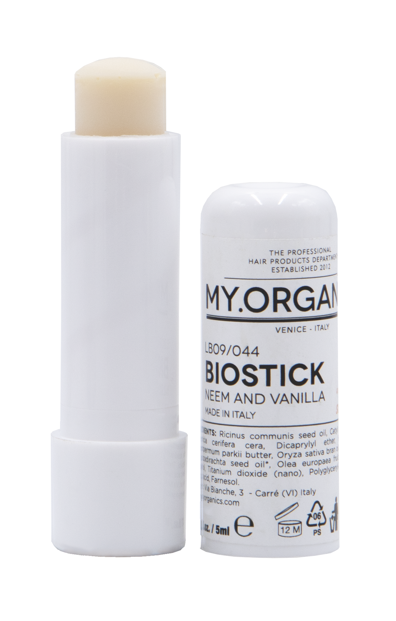 Бальзам для губ  My LipBalm BioStick BurroCacao  Labbra, 9 мл
