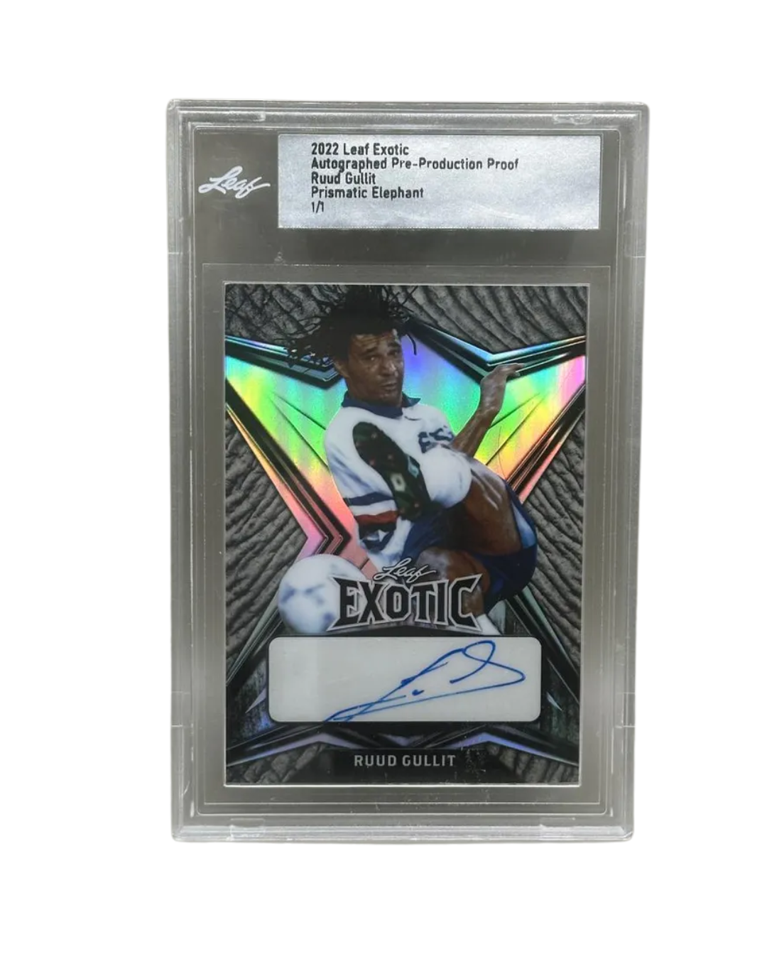 LEAF PRISMATIC ELEPHANT 1/1 RUUD GULLIT – AUTOGRAPH