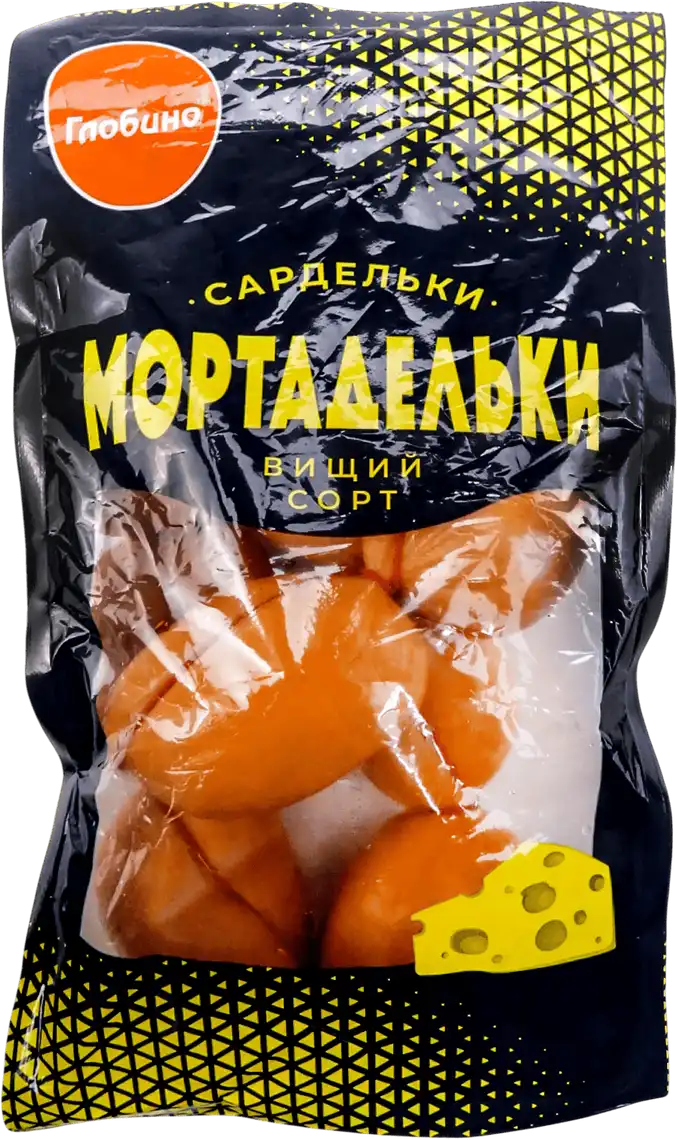 Сардельки Мортадельки вищий гатунок Глобино (вагові)