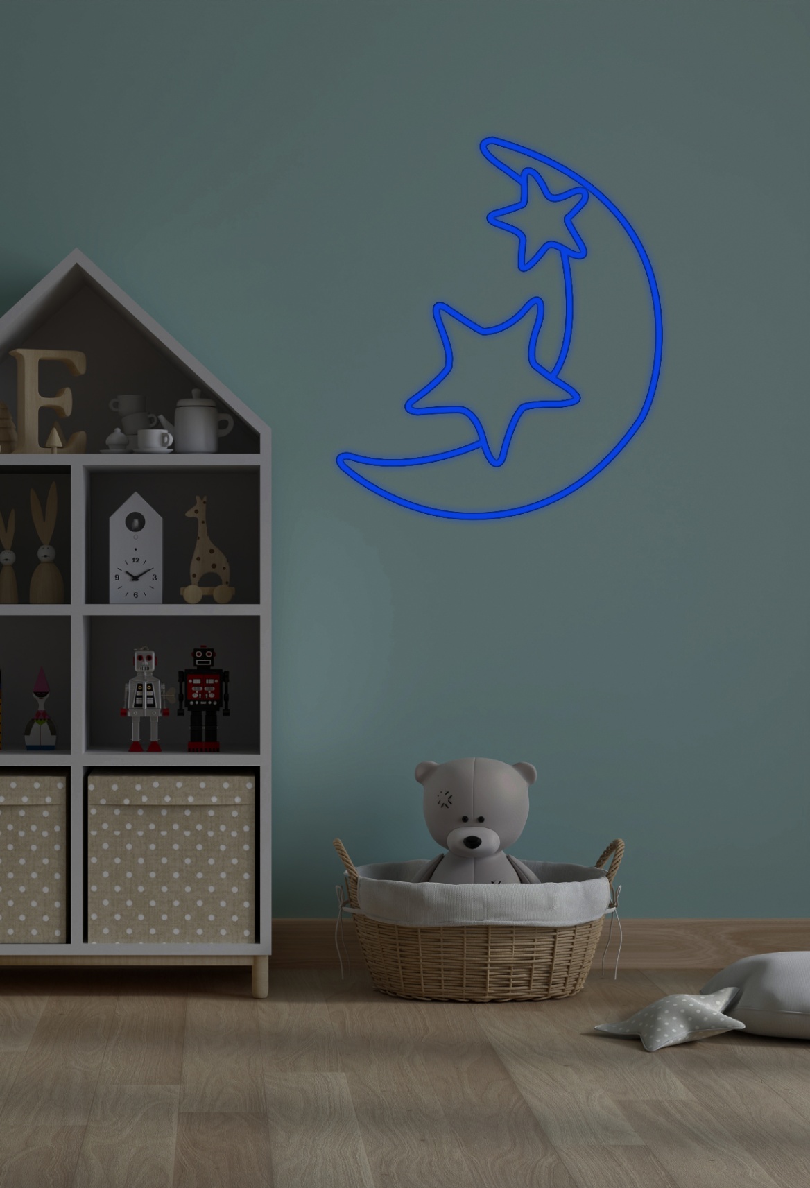 Нічник «Місяць і Зірочки»