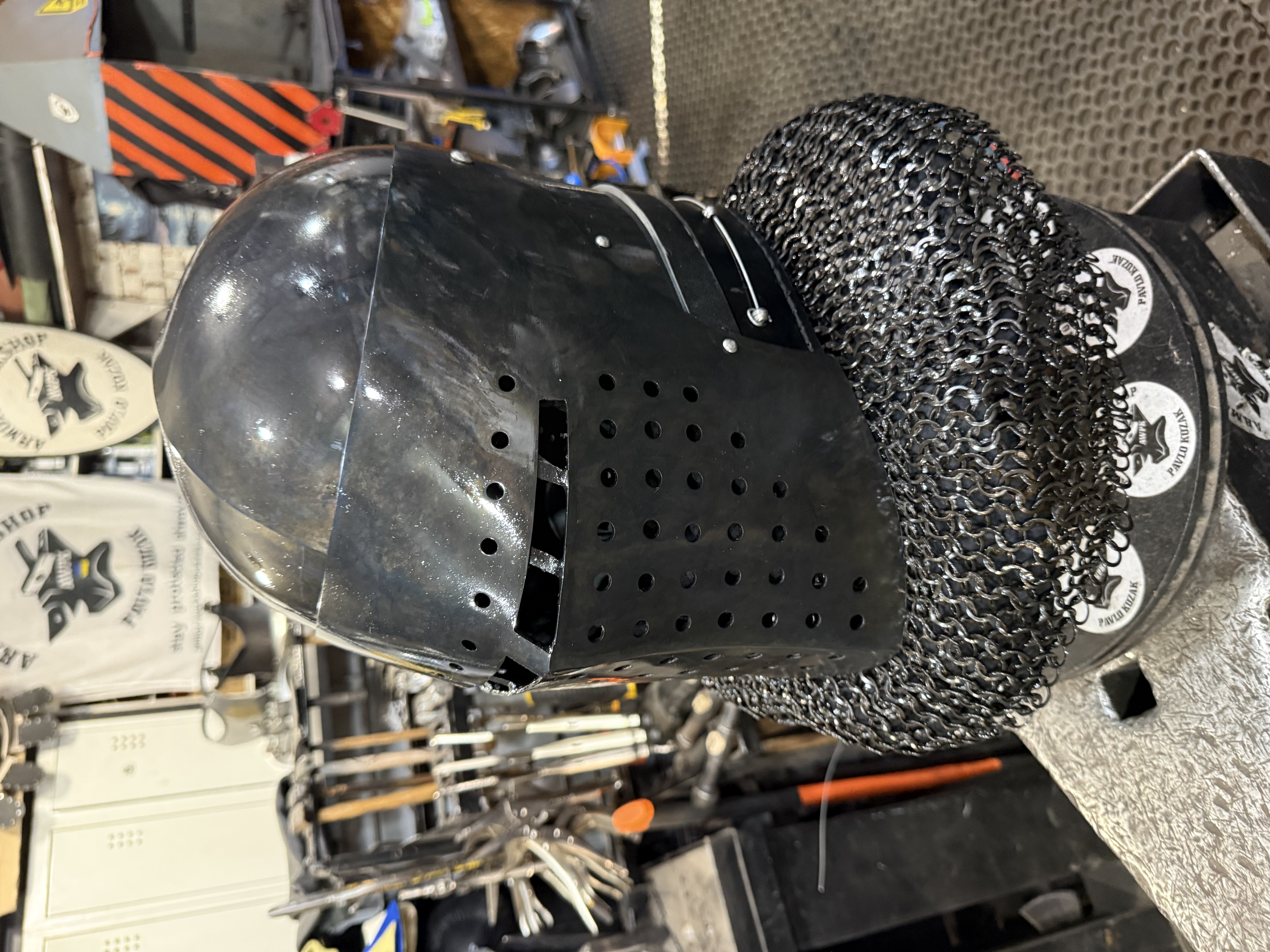 Armor helmet “Spolettos ACW black “