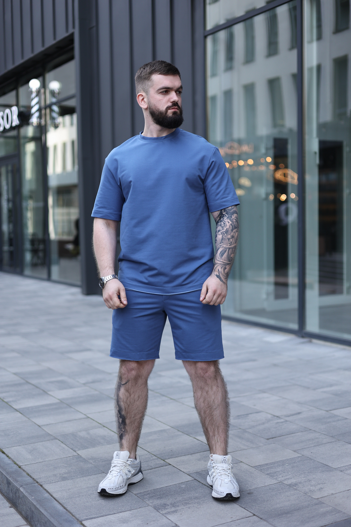 Комплект чоловiчий «Breeze» футболка + шорти (S, M, L, XL, 2XL, 3XL)