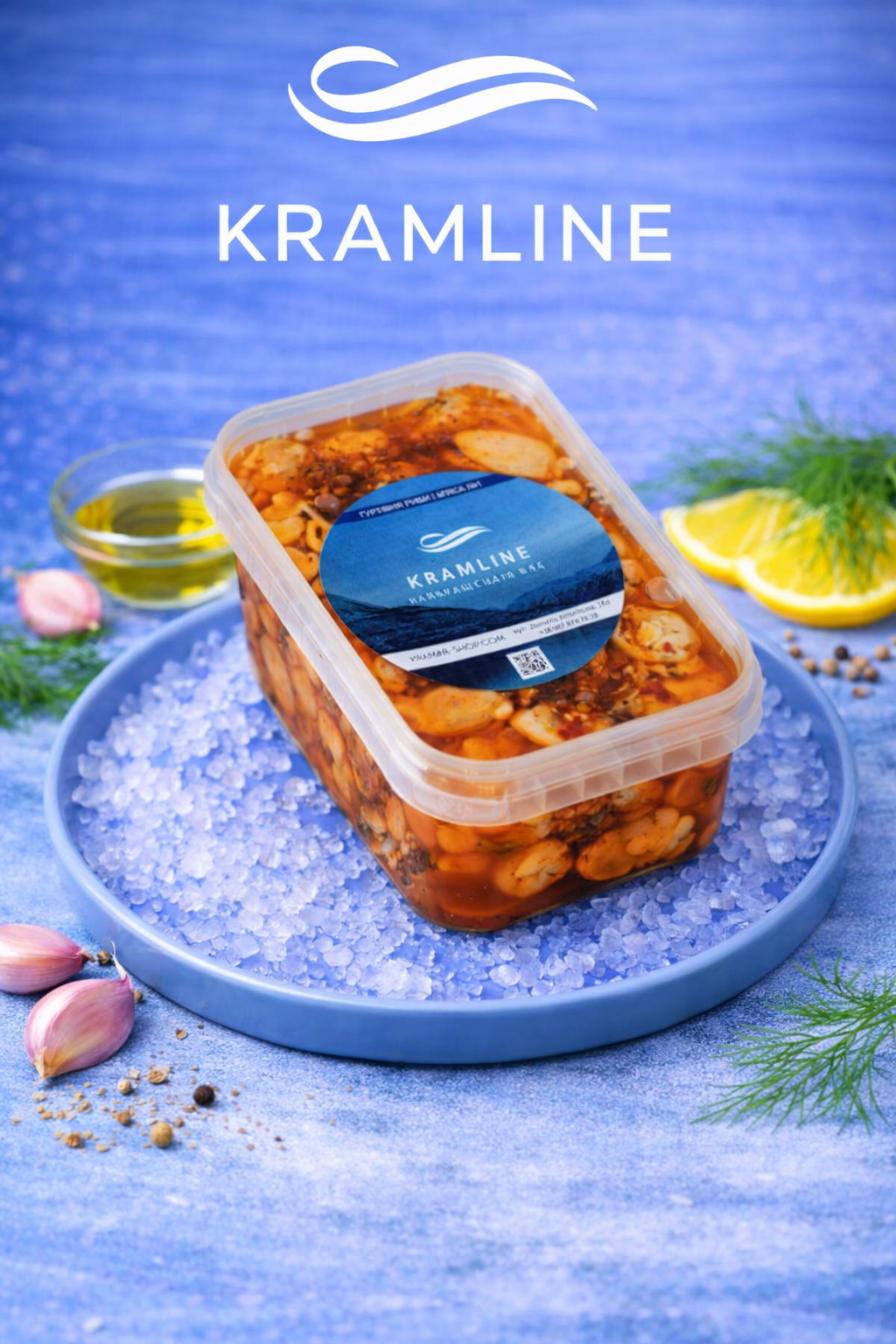 Мідії солені в олії “Мексика” з посипкою