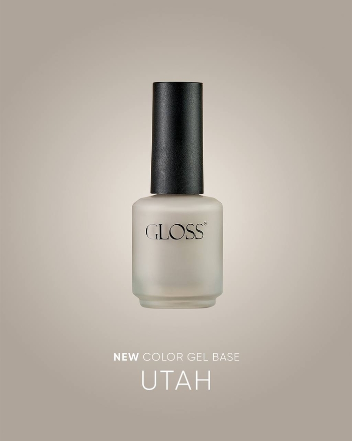 Кольорова база GLOSS Color Base Gel Utah, 11 мл