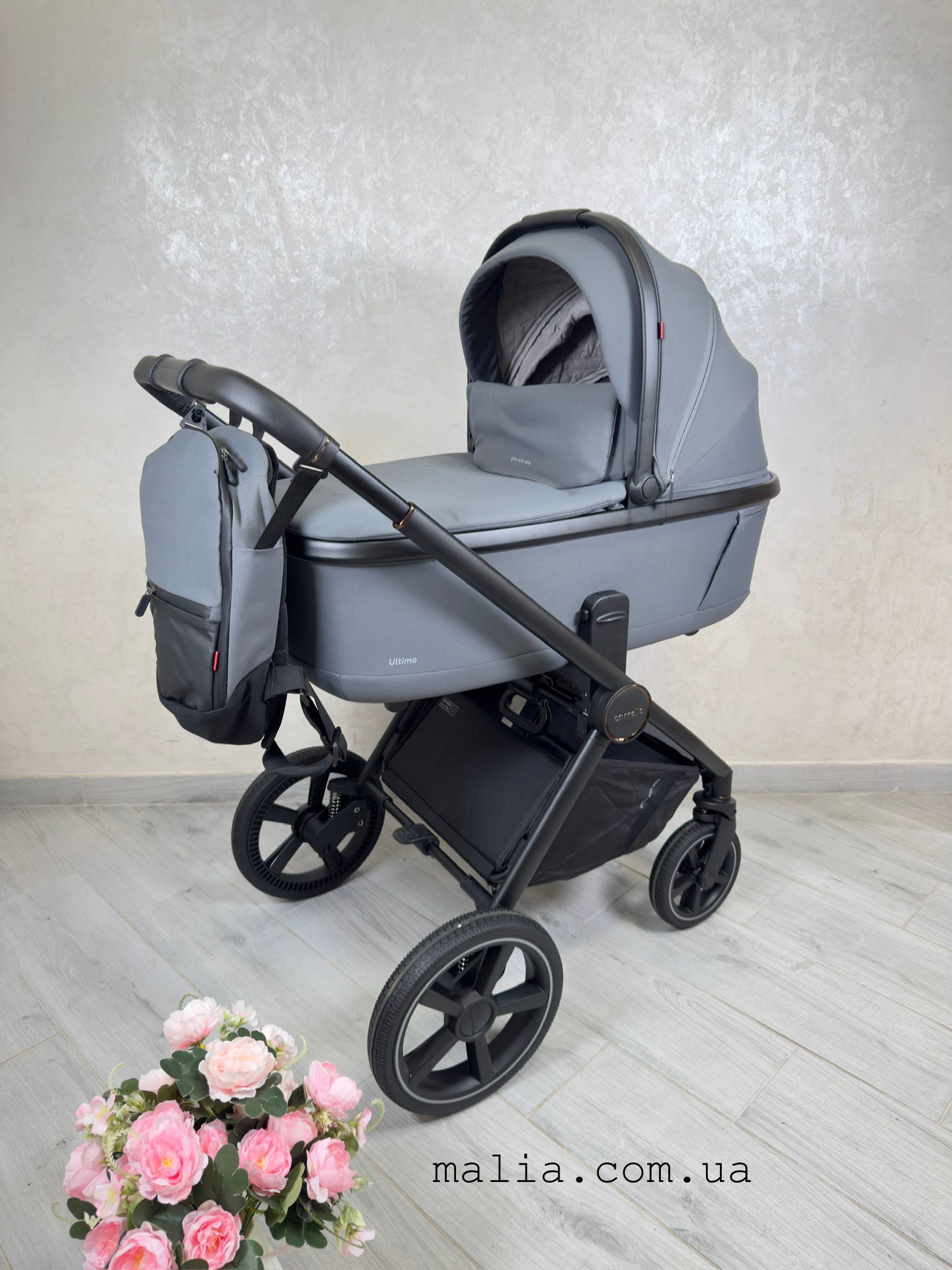 Коляска універсальна CARRELLO Ultimo 2025 CRL-6528 (2in1) Cool Grey