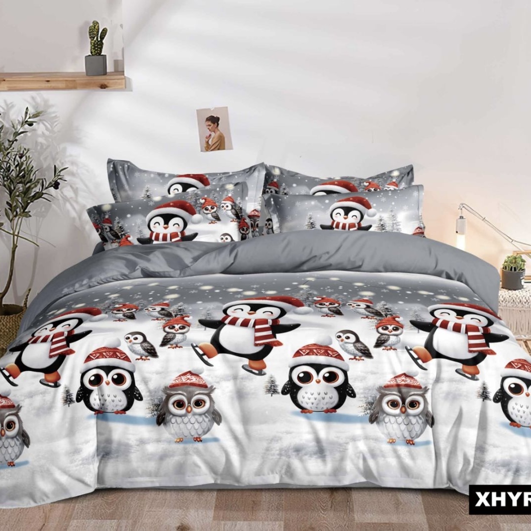 Постільний комплект Байка "Зимова ковзанка"
