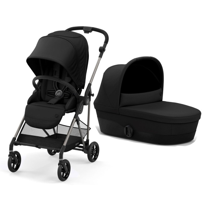 Коляска Cybex Melio 2 в 1 Deep Black