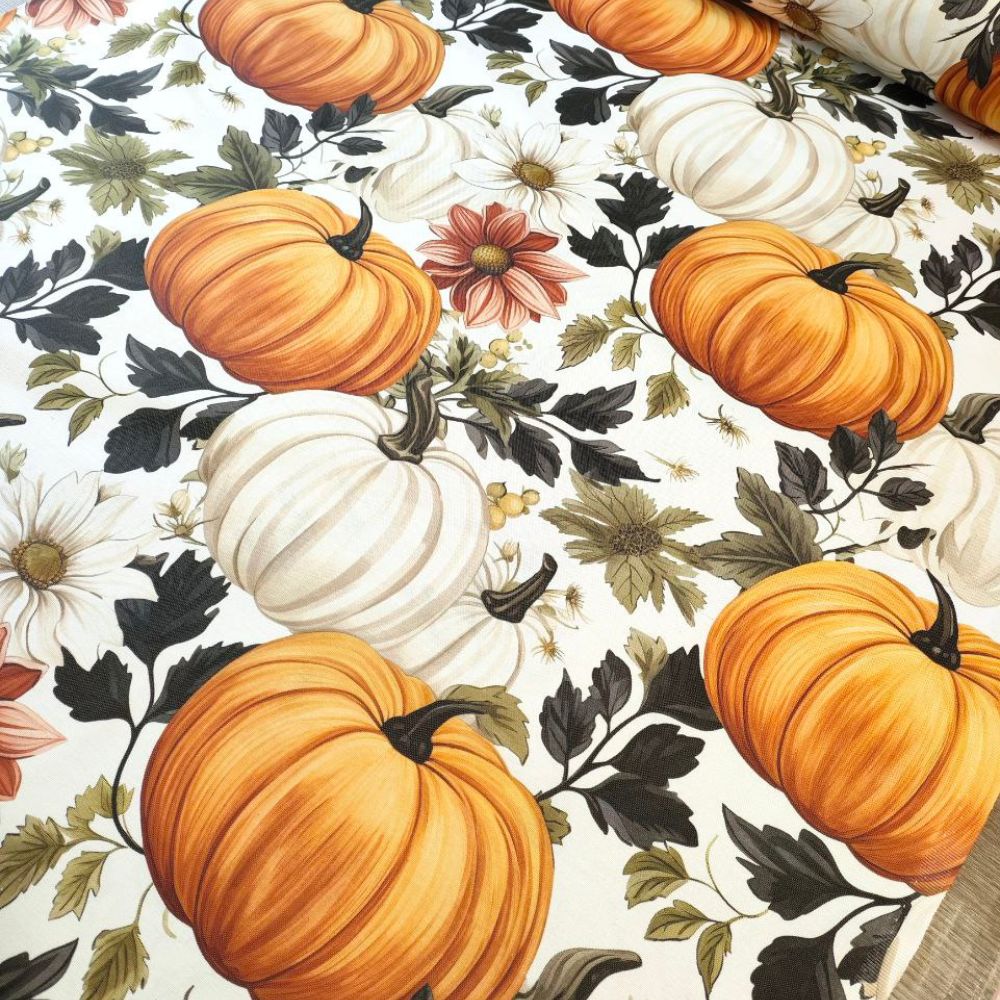 Тефлонова тканина FREEDOM - 5D  Квітучі гарбузи