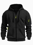 Men’s Stylish Zip Up Hoodie Casual Wear | Sports Hooded Cardigan Men