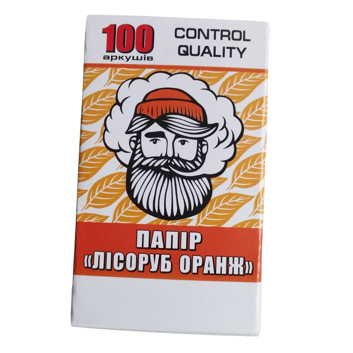 Папір для самокруток «Лісоруб Оранж» — 100 аркушів