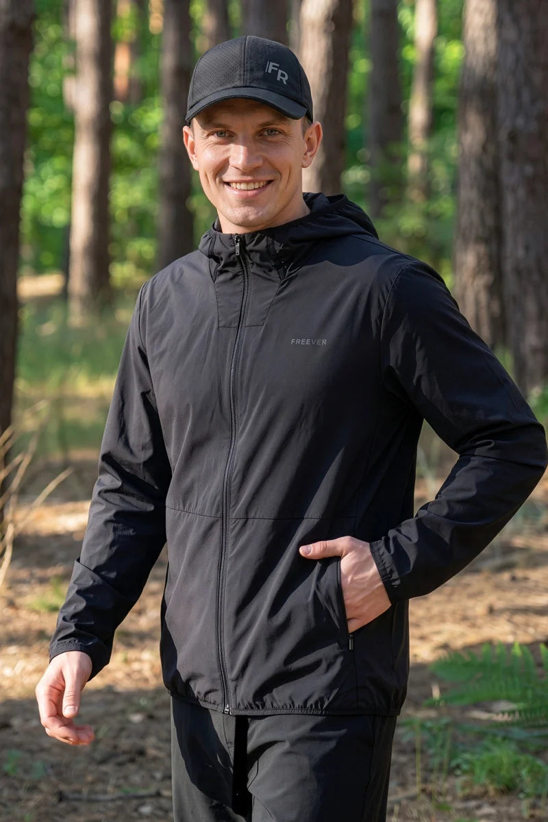Спортивна кофта чоловіча Freever JF 8424 чорна