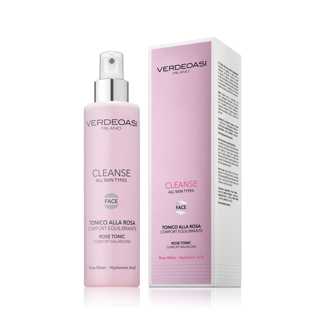 Балансуючий тонік із трояндовою водою Verdeoasi Rose Tonic Comfort Balancing