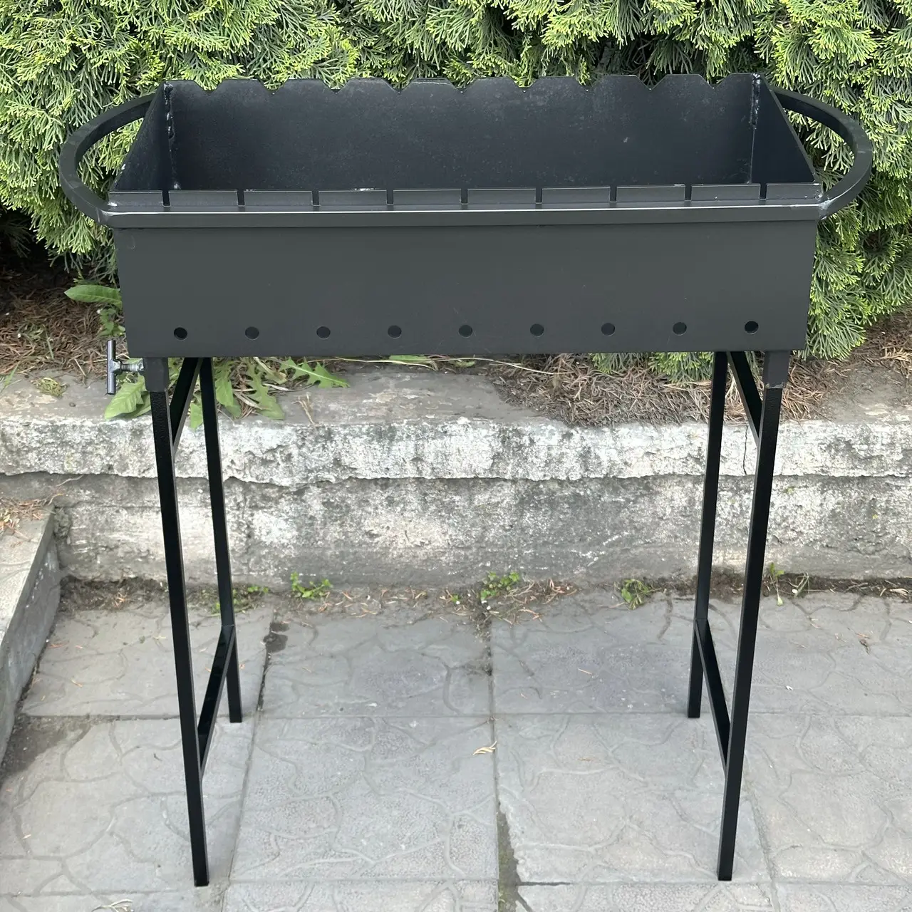 Мангал Гектор на 9 шампурів 3мм на ніжках