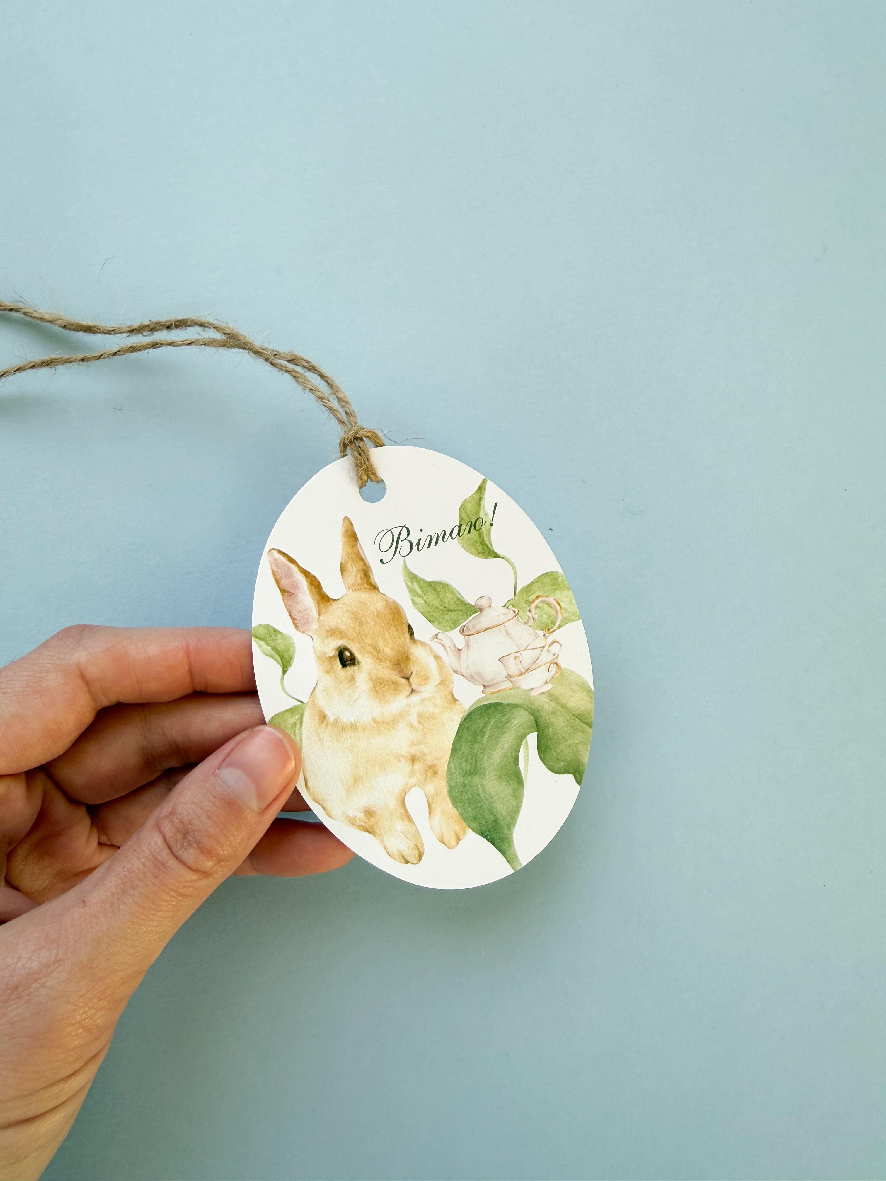 Бірка зі шнурочком 0181