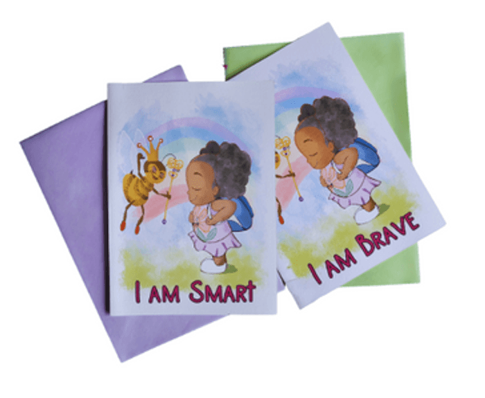 Two Pack Children's I AM Motivational Gift Cards - The Little Treasures Collection