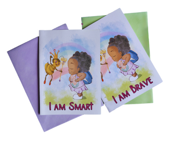 Two Pack Children's I AM Motivational Gift Cards - The Little Treasures Collection