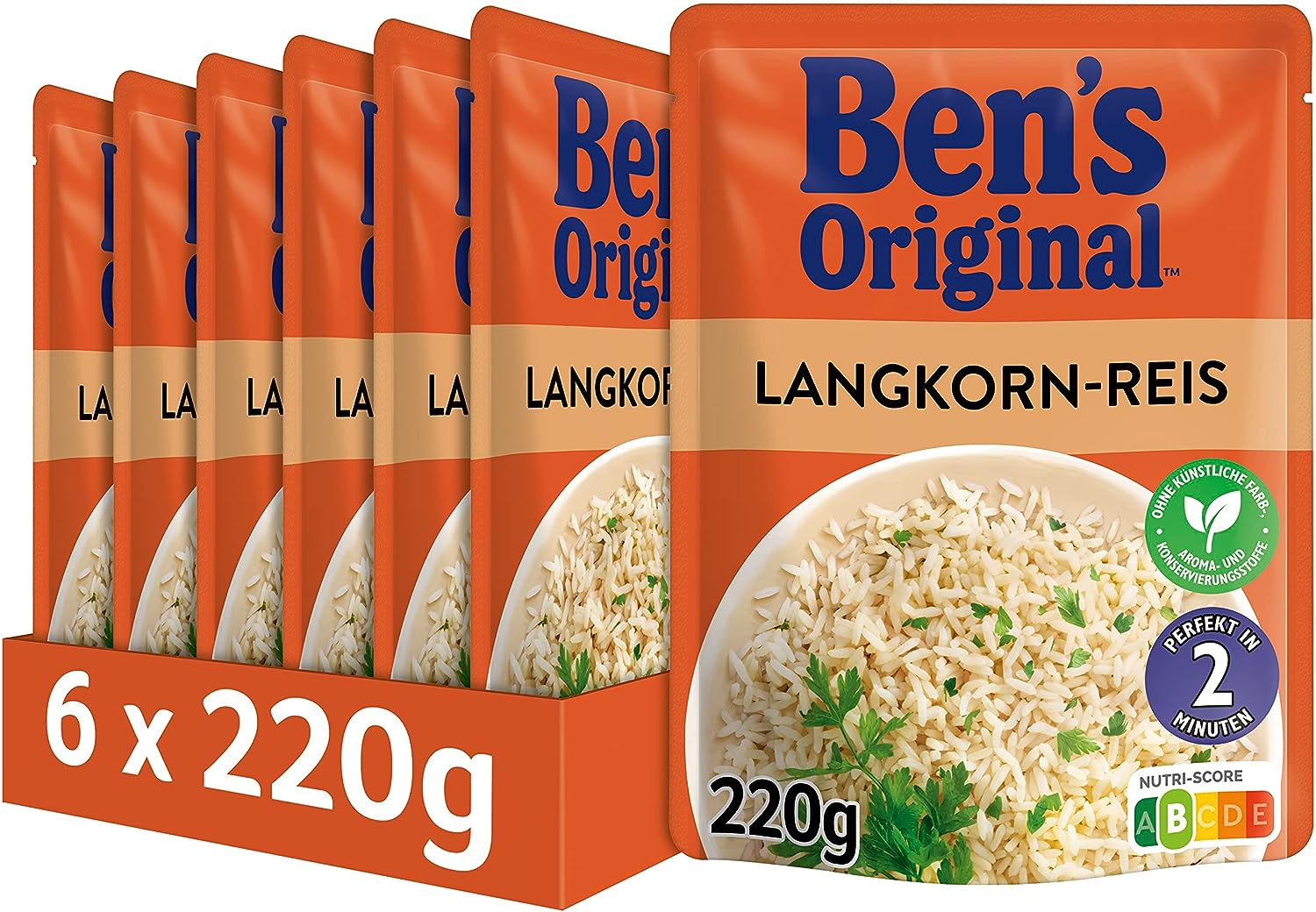 Ben's Original Express Миттєвий Рис Довгозернистий 220 г - 1 шт