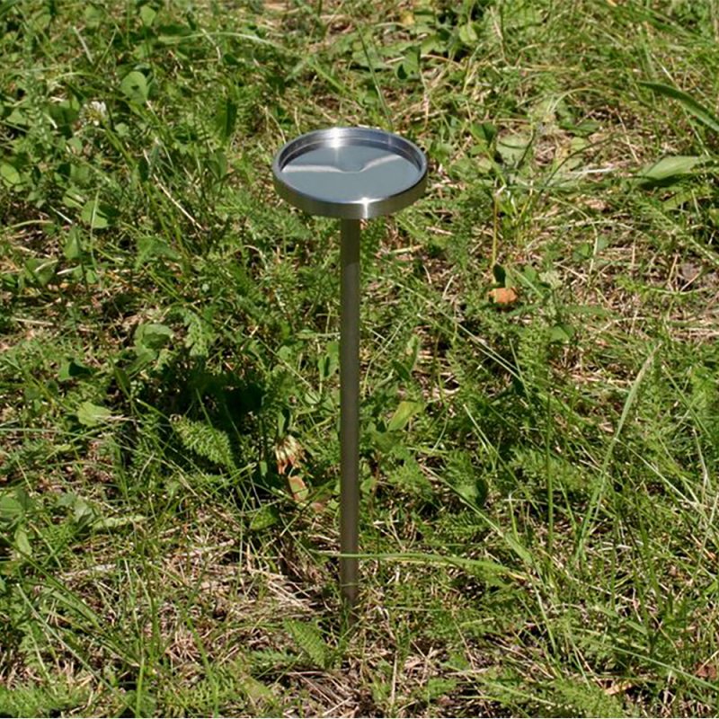 Laser scanner ground spike