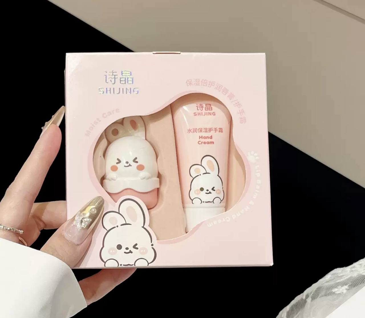 Набір для дівчинки, Набір для догляду за руками та губами, крем для рук та бальзам для губ