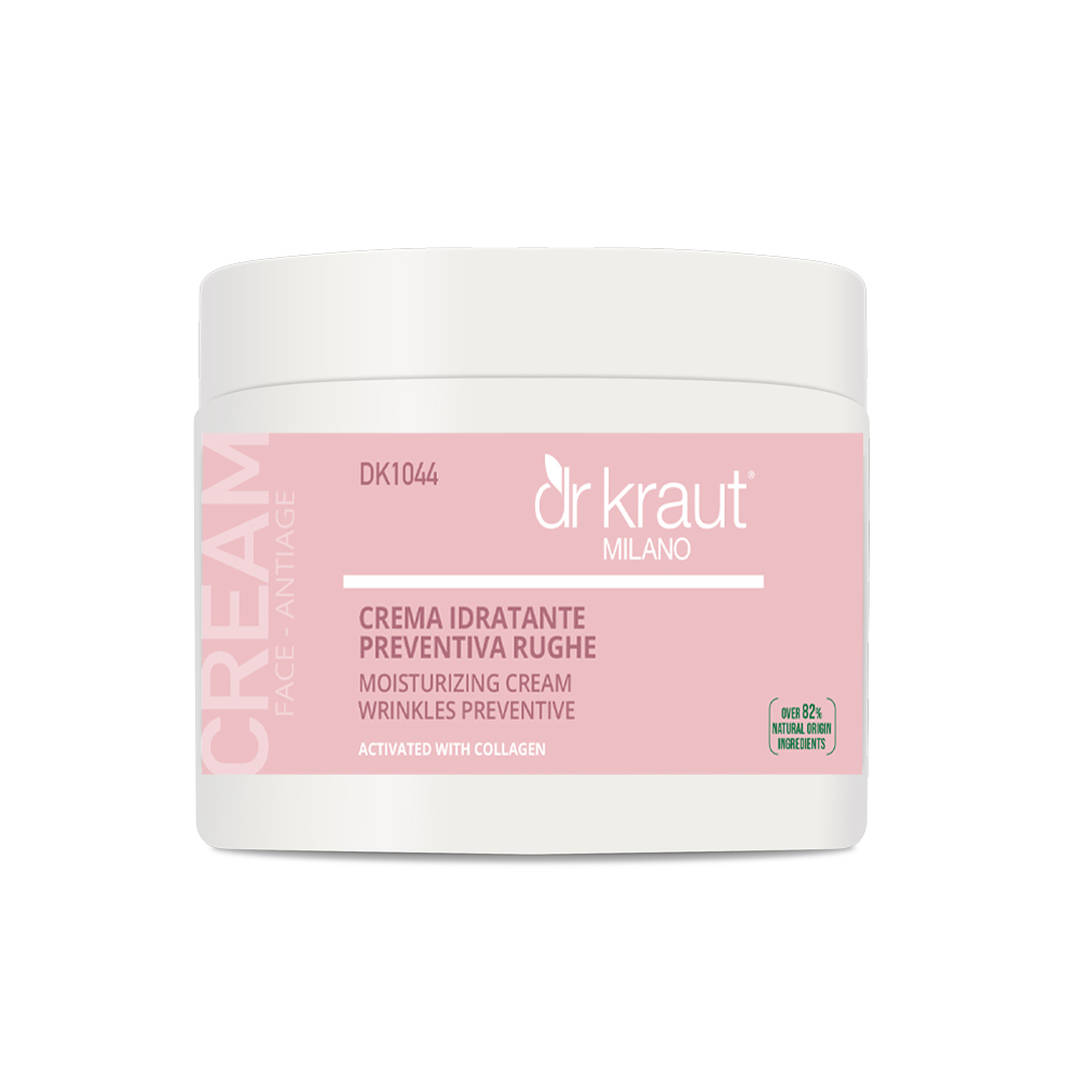 Антивіковий живильний крем з активним колагеном Dr. Kraut Moisturizing Cream Wrinkles Preventive