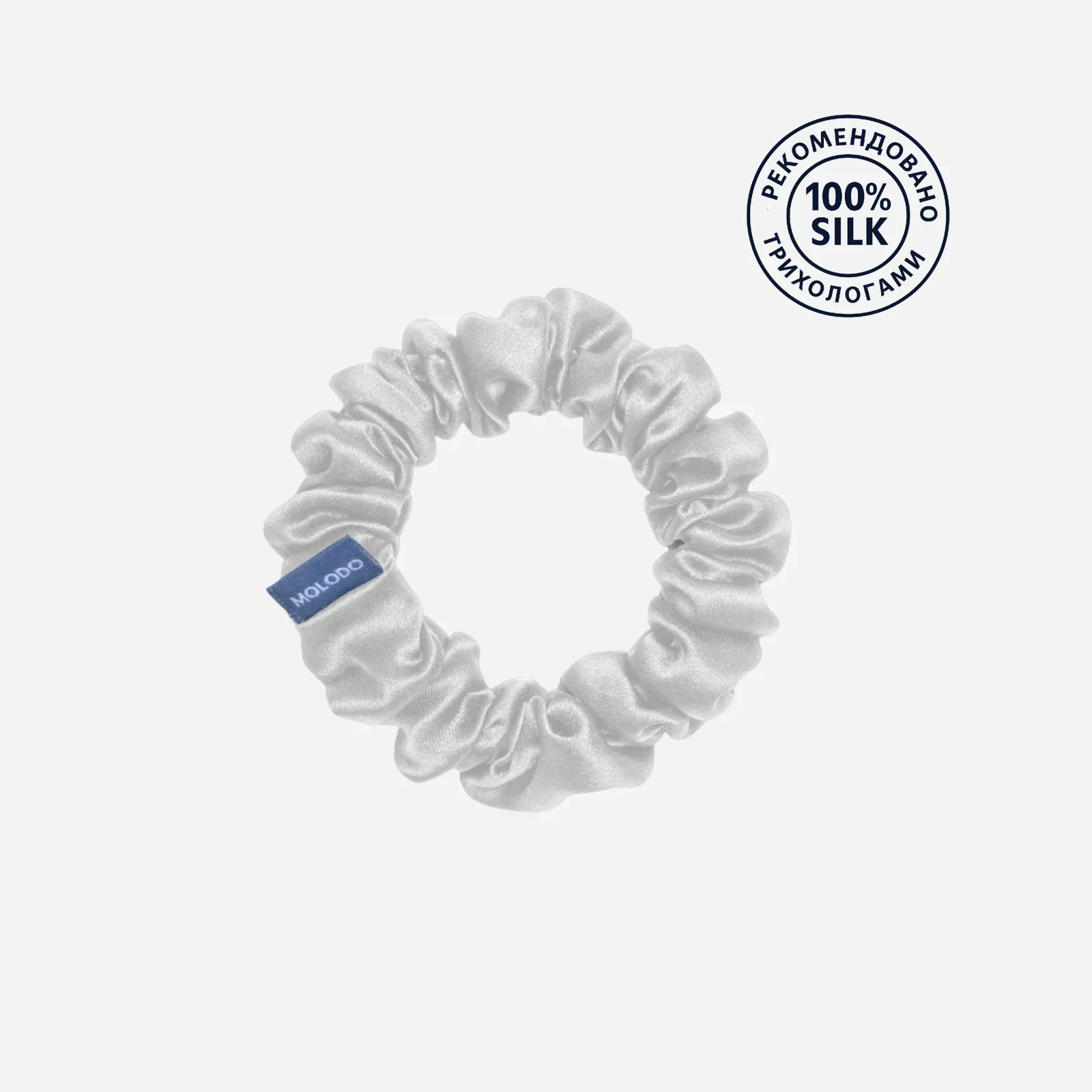 Шовкова резинка Molodo в молочному кольорі розмір M