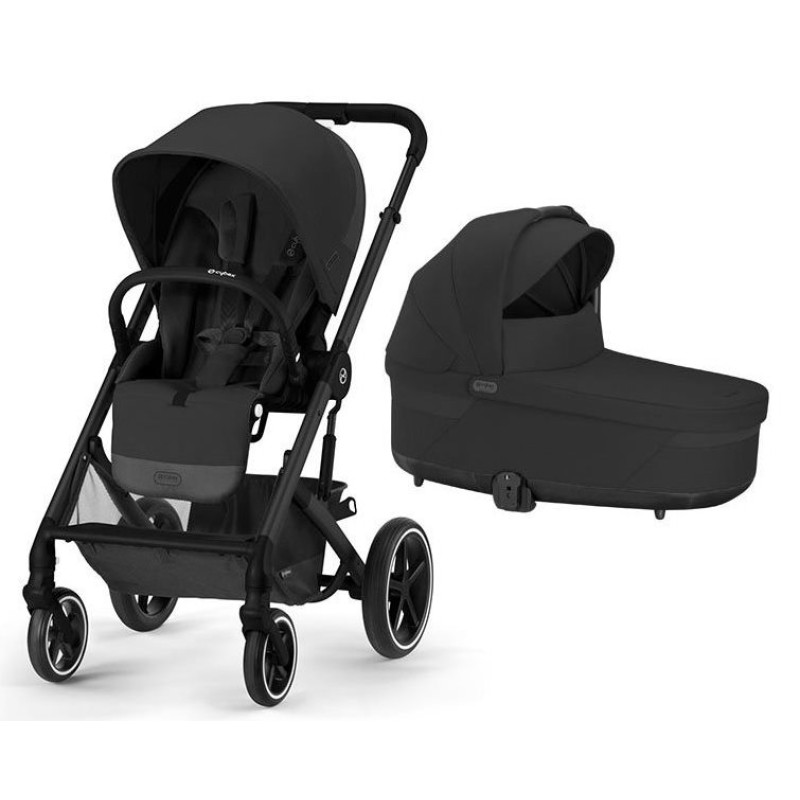 Коляска Cybex Balios S Lux 2 в 1 Moon Black