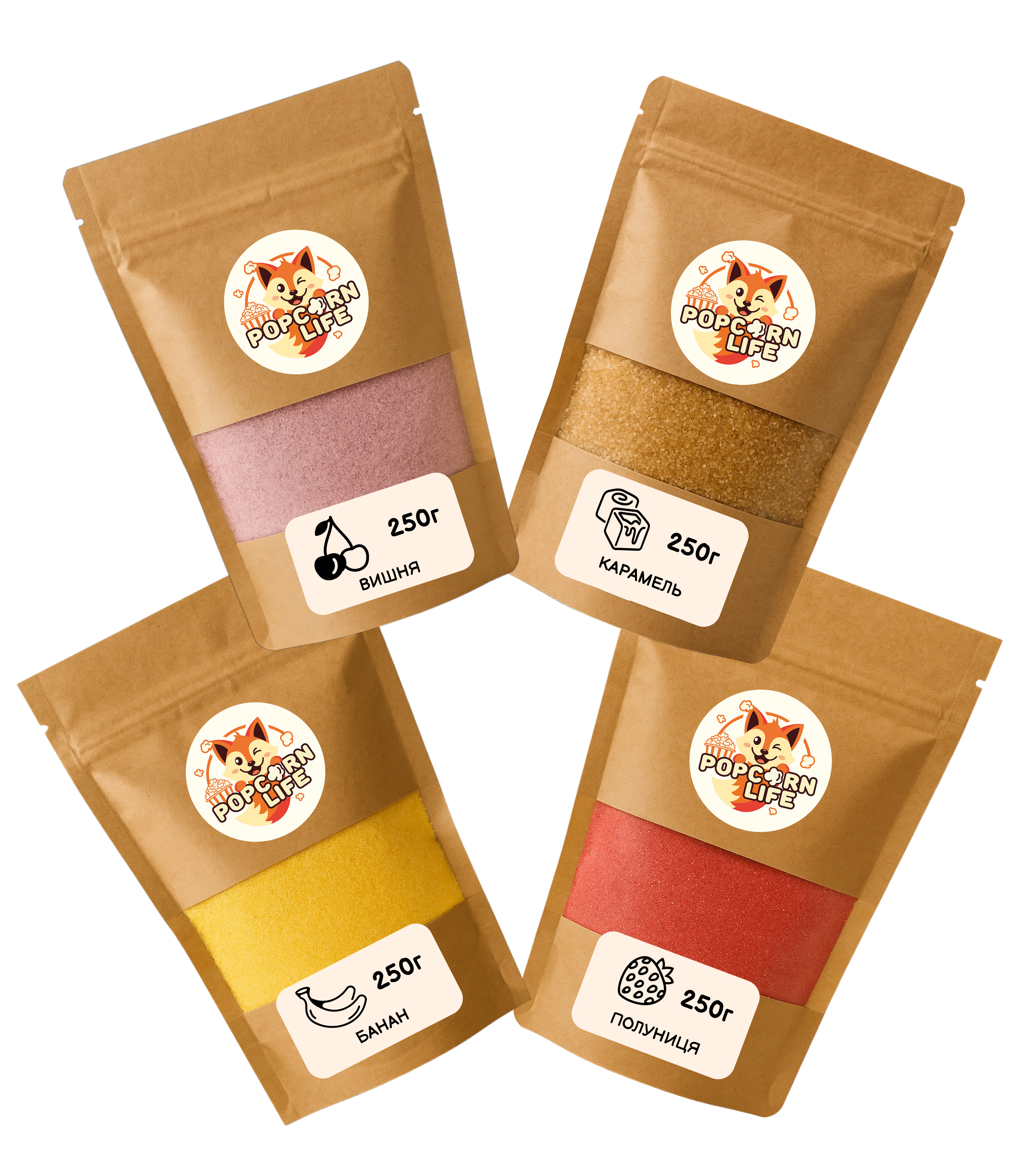 Асорті солодке 4 приправи по 250г