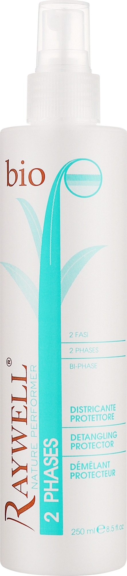 Спрей двофазний для об'єму та реконструкції волосся Raywell Bio 2 Phases Detangling Protector 250 мл