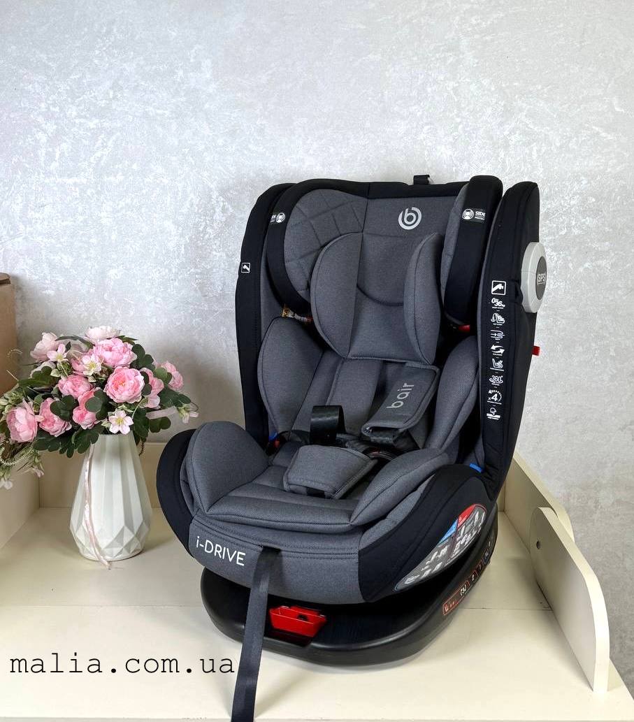 Автокрісло Bair i-Drive 360 Iso-fix GM-02 graphite midnight