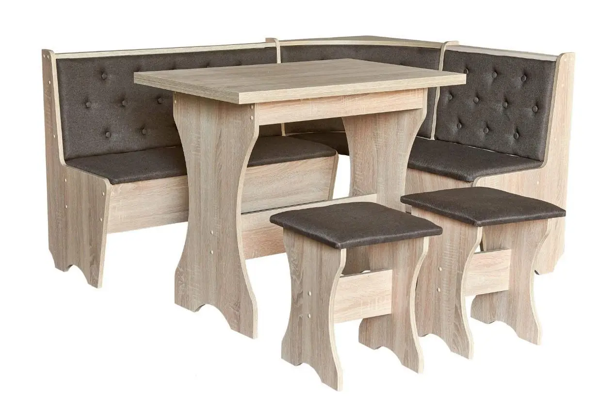 Комлект для кухні ГАММА колір дуб сонома сіра тканина