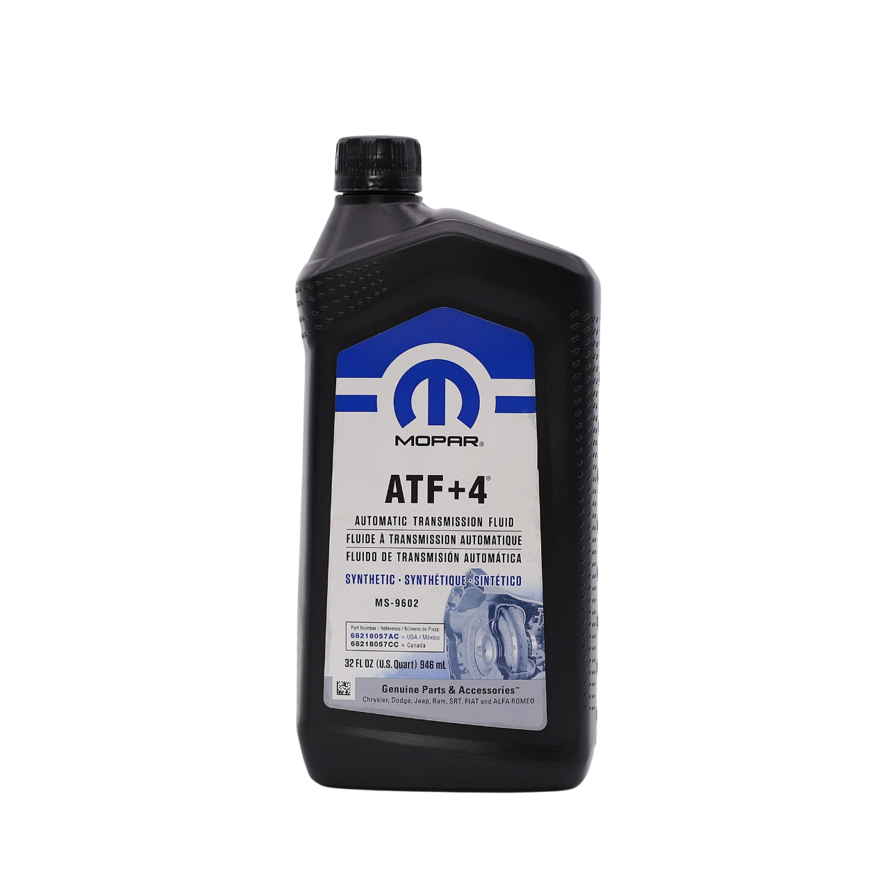 Олива трансмісійна Mopar ATF +4 0.946L