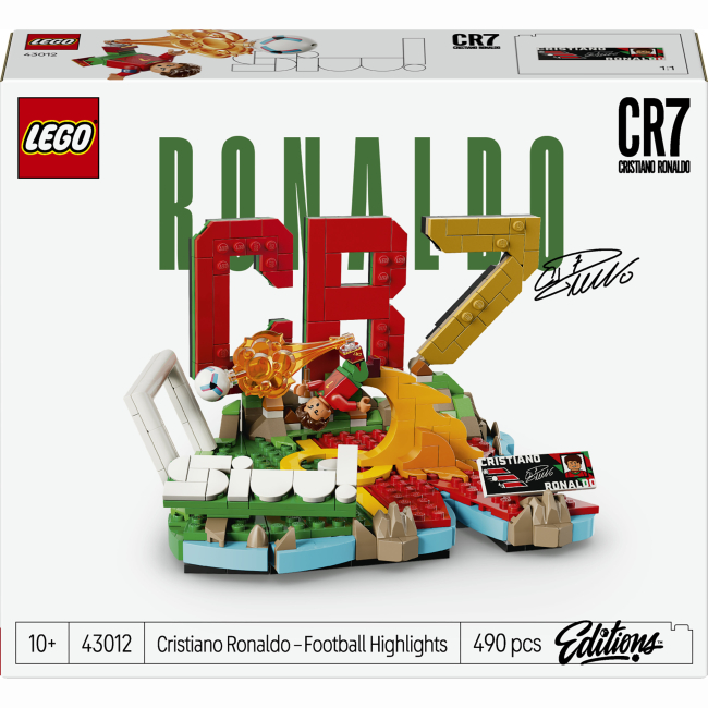 Конструктор LEGO Editions Кріштіану Роналду — найкращі моменти футбольних матчів (43012)