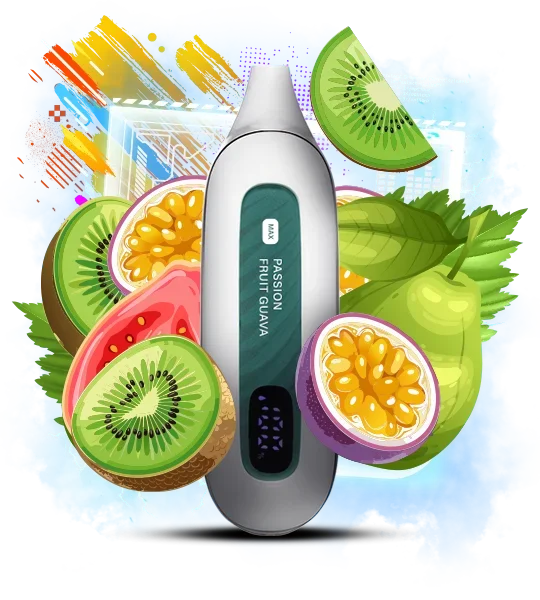 FLONQ MAX SMART 12000 Passion Fruit Guava ( Маракуя Гуава )