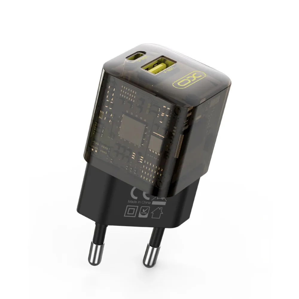 МЗП XO CE05(EU) PD30W+QC3.0 18W fast charger