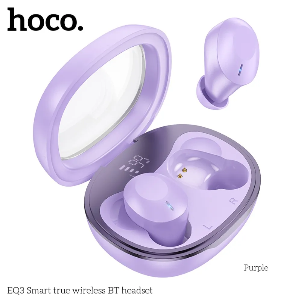 Навушники бездротові HOCO EQ3 Smart true wireless BT5.3/7hours