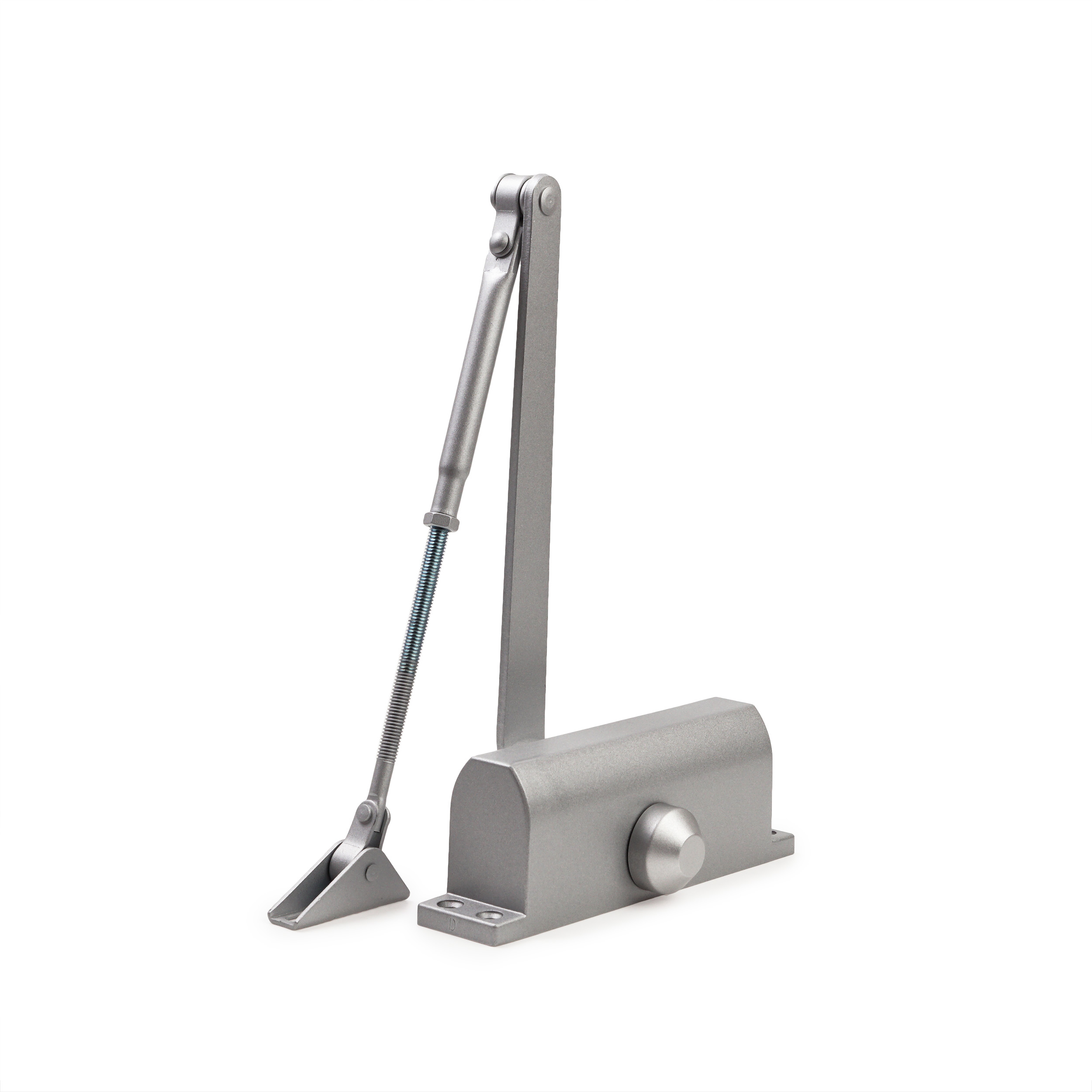 Дотягувач дверей SIBA SB-1004S EN3 40-60 кг з фіксацією HOLD-OPEN, сірий