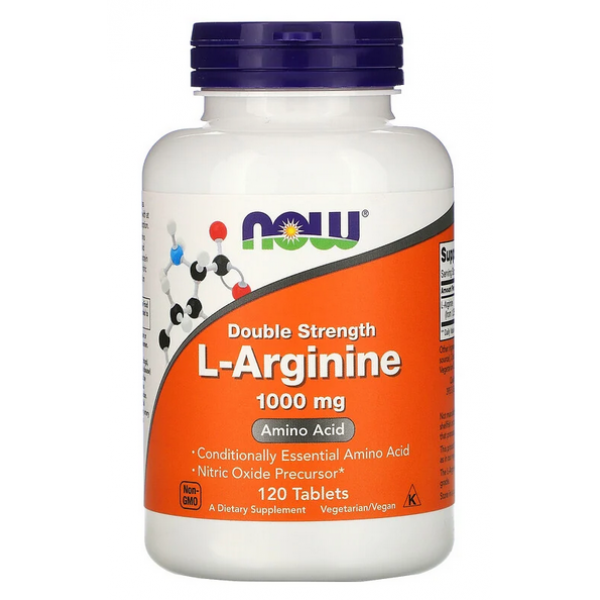 NOW Foods L-Arginine 1000 мг 120 таб