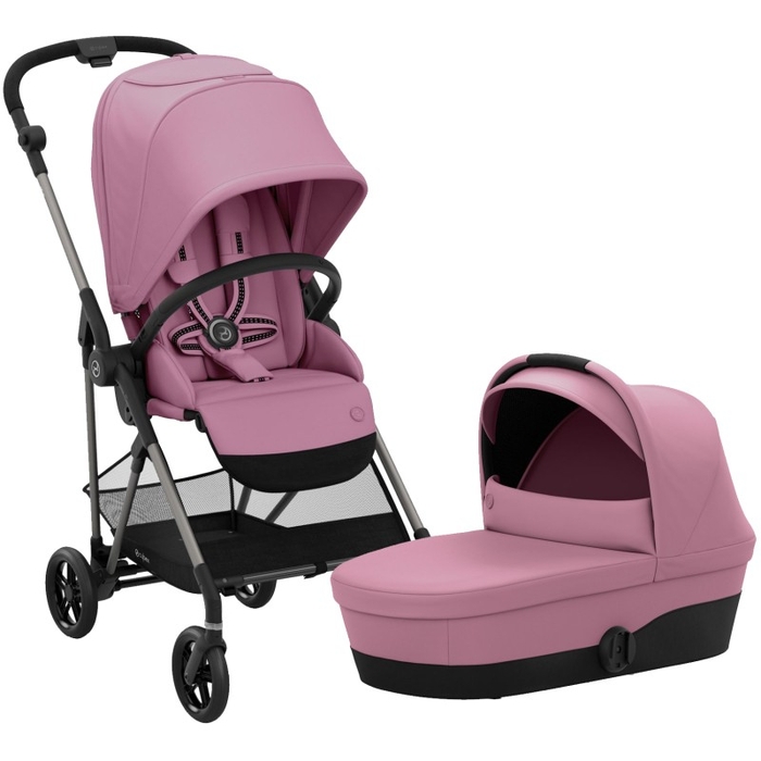 Коляска Cybex Melio 2 в 1 Magnolia Pink