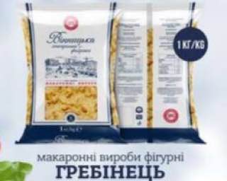 Макаронні вироби "Гребінець" 1 кг