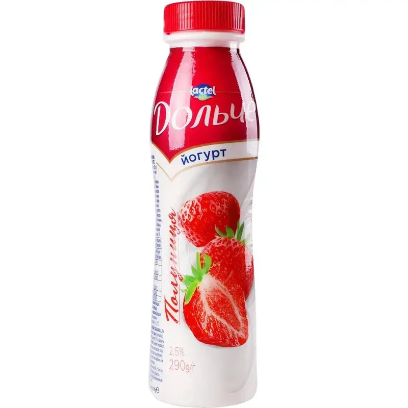 Йогурт Дольче Полуниця 2.5% 290 г