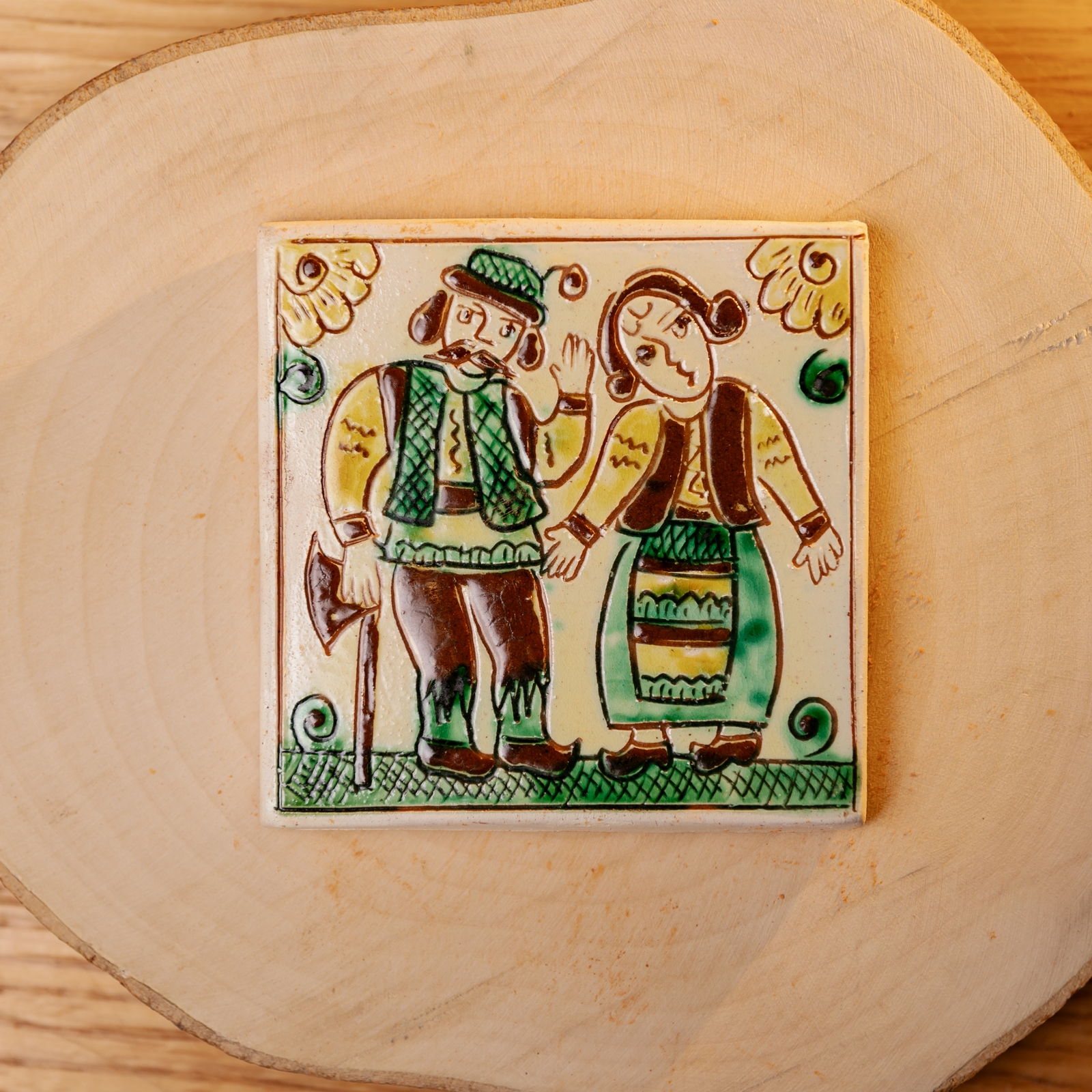 Керамічна плиточка, 10*10 см