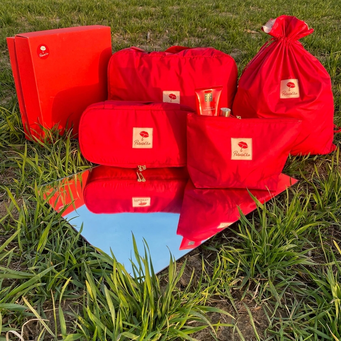 Текстильні органайзери Travel set Red