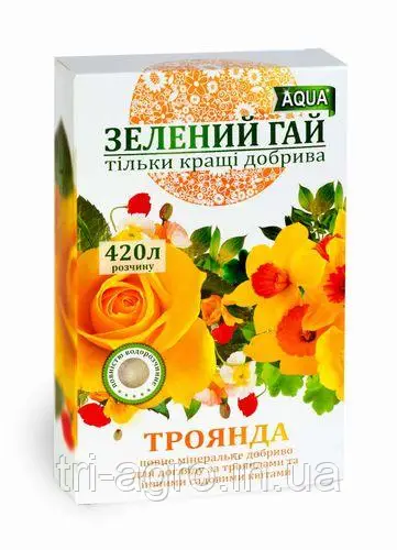 Зелений гай AQUA троянда (квітник) 300 г
