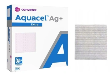 Абсорбуюча пов'язка з іонами срібла Aquacel Ag Extra  5×5см.