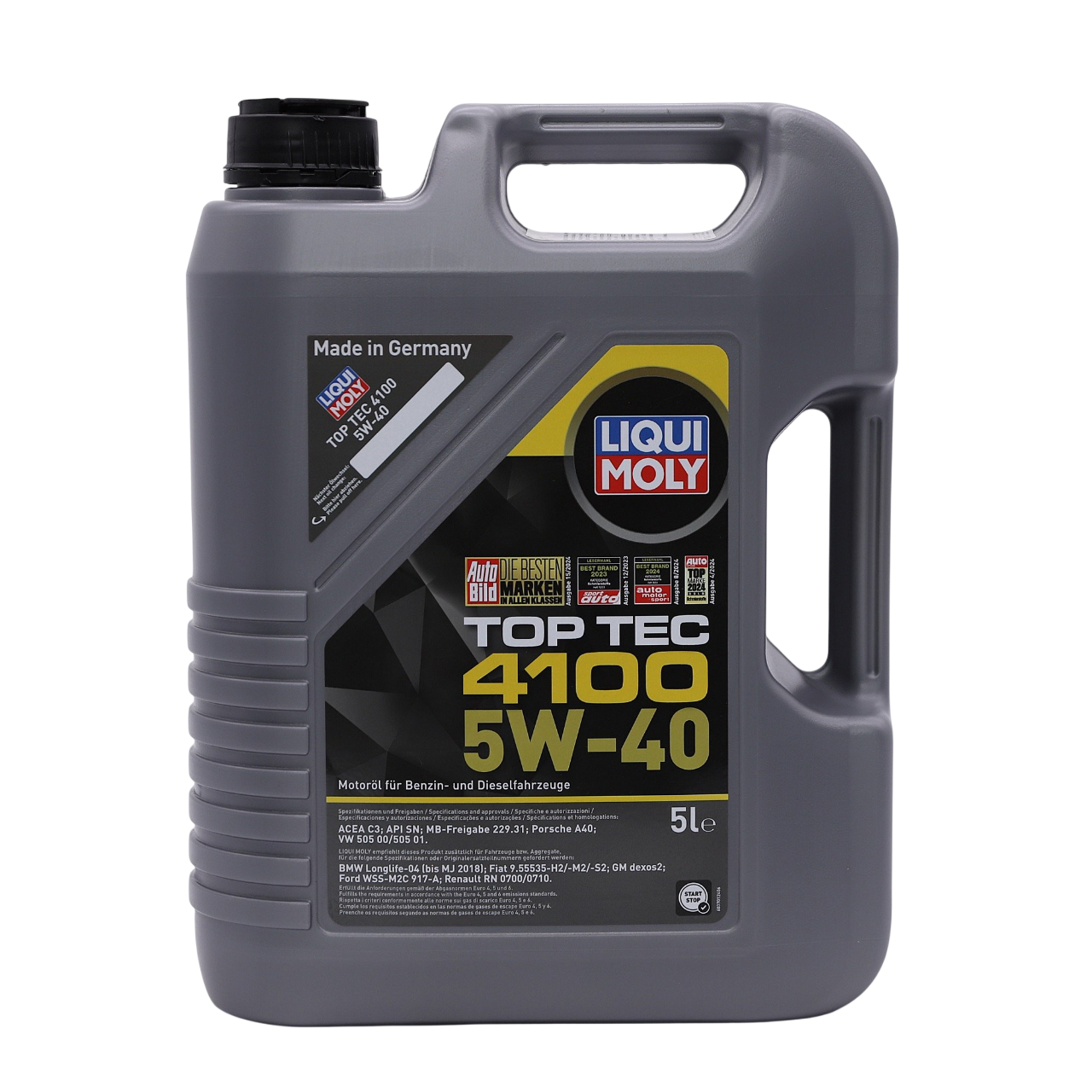 Олива моторна LIQUI MOLY TOP TEC 4100 5W-40 5L